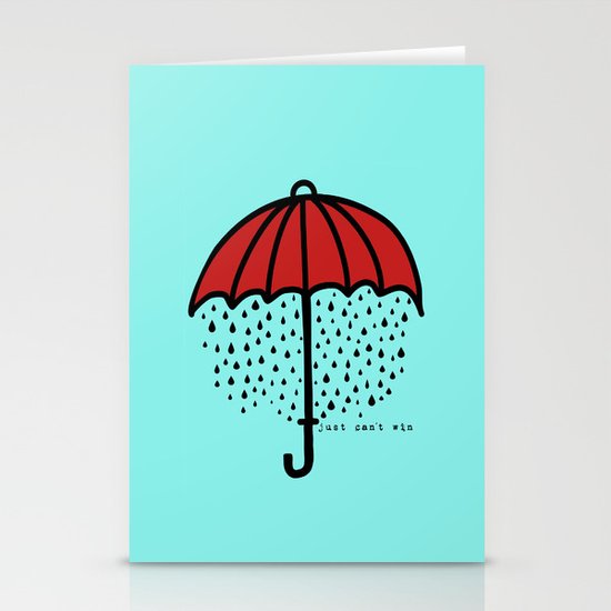 Just Can't Win Stationery Cards