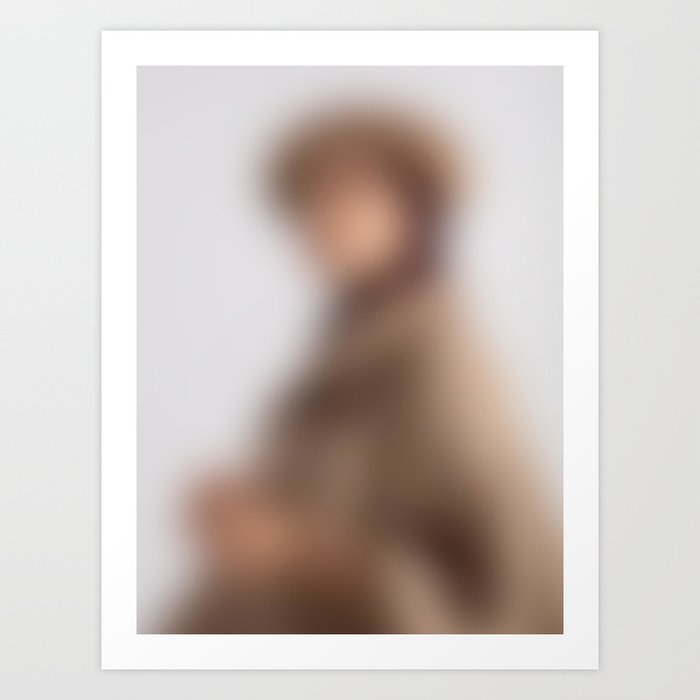 Blurred portrait: Strength Art Print