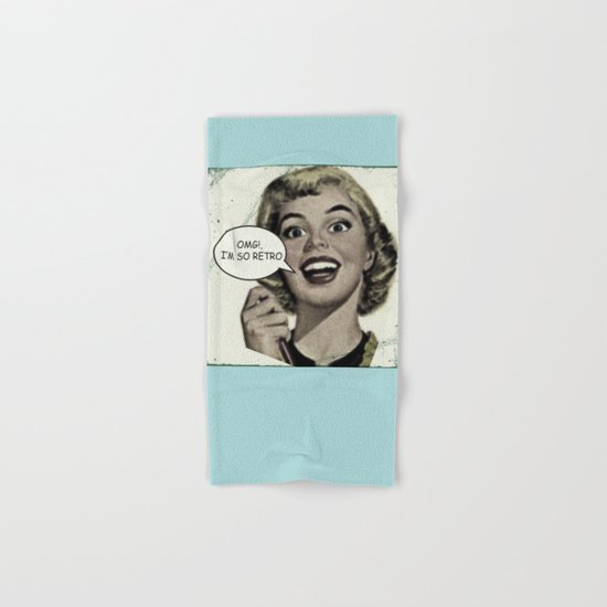 OMG!, I'm so Retro Hand & Bath Towel