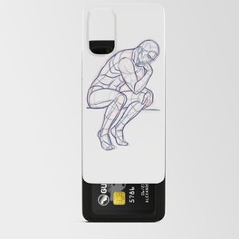 Thinker Drawing Android Card Case