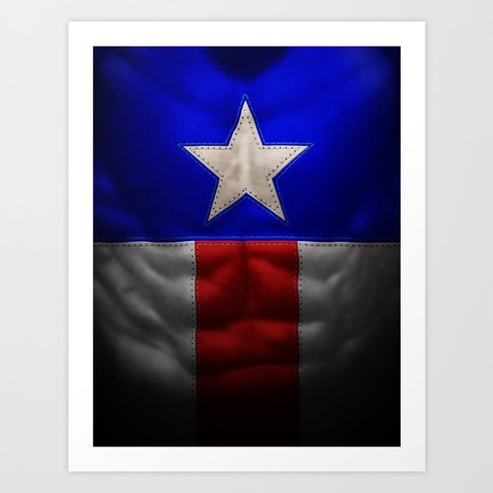 captain america Art Print