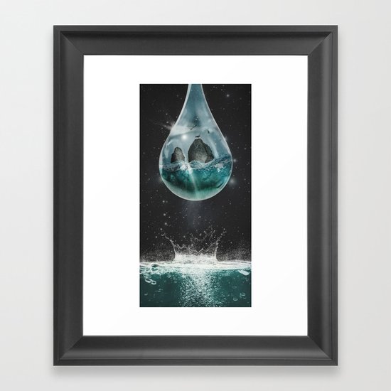 Universe's Tear Framed Art Print