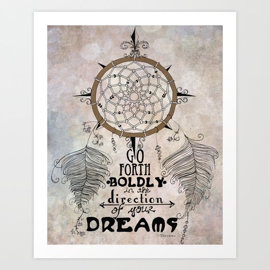 Go Forth Boldly II Art Print