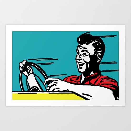 Cool Ride! Art Print