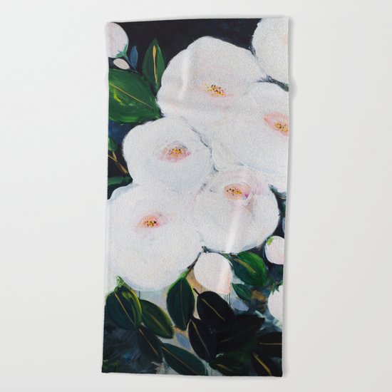 Abstract Rose Garden Beach Towel