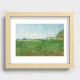 Vincent van Gogh "Field with Poppies" (2) Recessed Framed Print