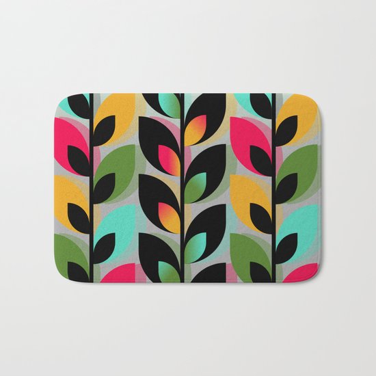 Joyful Plants III Bath Mat