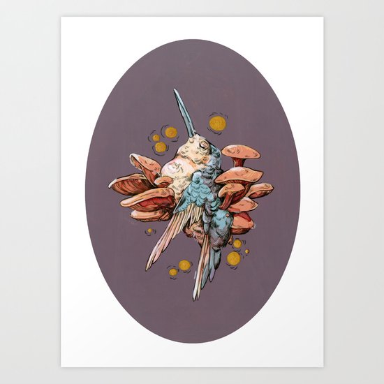 Take a Breath and Hold Your Tongue Art Print