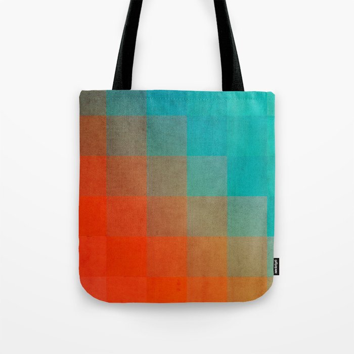 Beach Pixel Surface Tote Bag