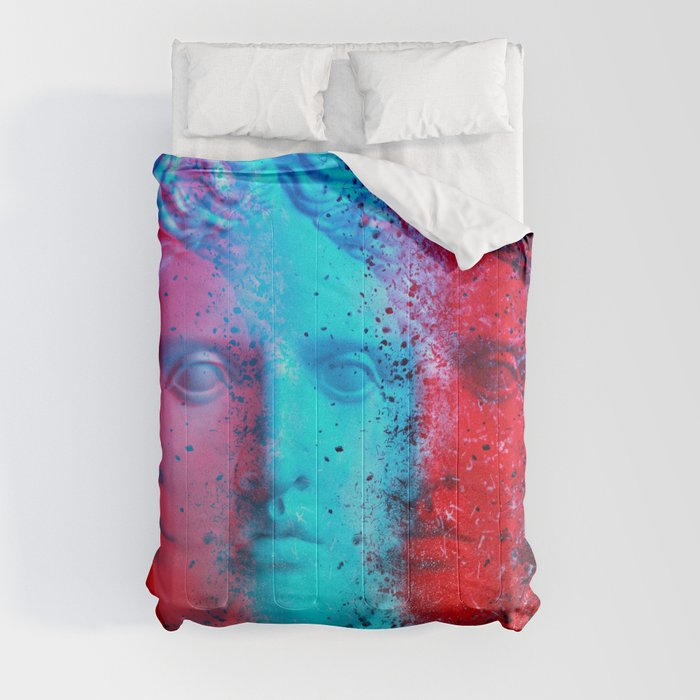 David Apollo. Glitch Art. Apollo Belvedere. Comforter