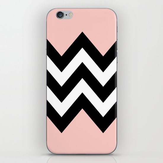 DOUBLE COLORBLOCK CHEVRON {PEACH/PEACH} iPhone & iPod Skin