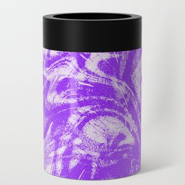 Purple Wavy Grunge Can Cooler
