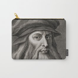 Leonardo da Vinci Carry-All Pouch | Vinci, People, Landscape, Illustration, Oil, Da, Popular, Leonardo, Fineart, Beard 