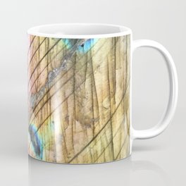 Golden Labradorite Agate Gemstone Coffee Mug