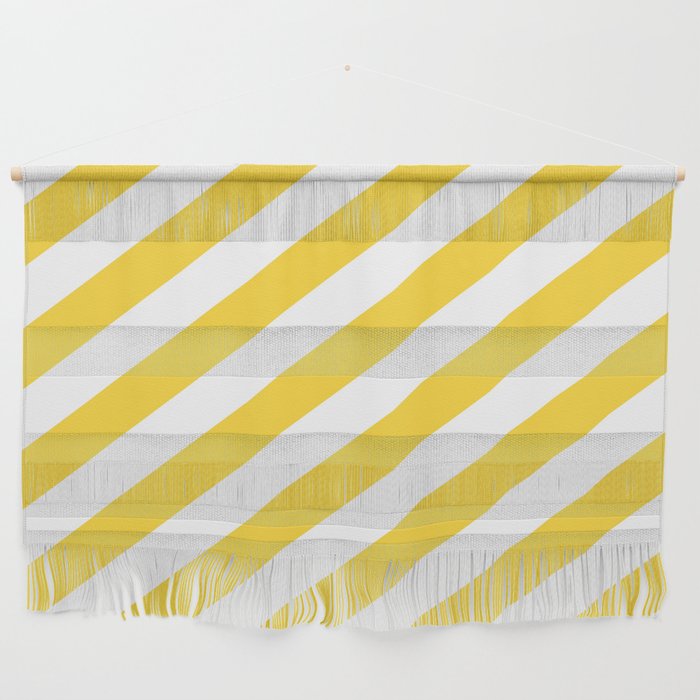 Stripes Deep Yellow Wall Hanging