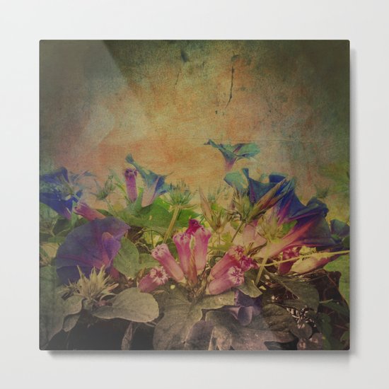 Flowers have music for those who will listen Metal Print