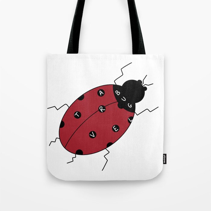 Ladybug tote bag best sale