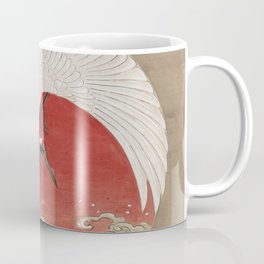 Crane and Waves Tsuruzawa Tansaku Morihiro Coffee Mug