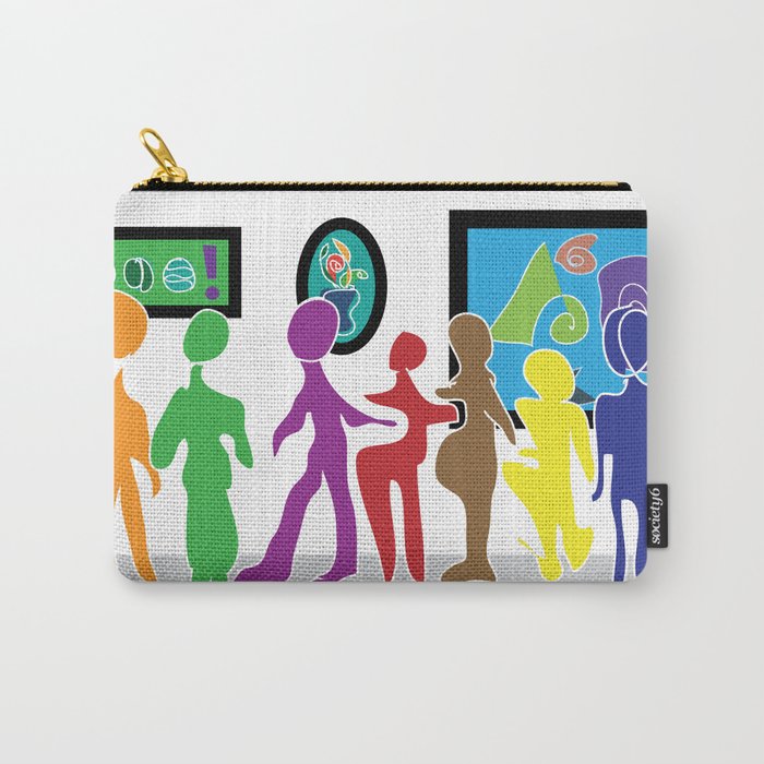 Puzzled People Carry-All Pouch