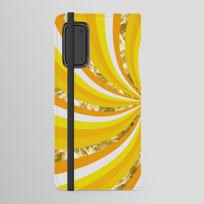 spring lemon pattern yellow Android Wallet Case