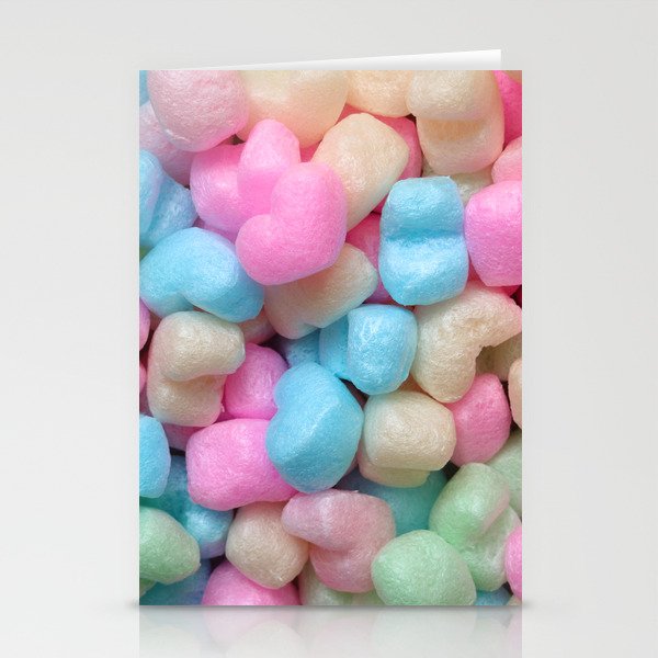 Pastel hearts! Stationery Cards