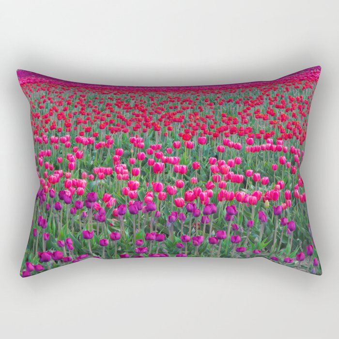 Flower Field Rectangular Pillow