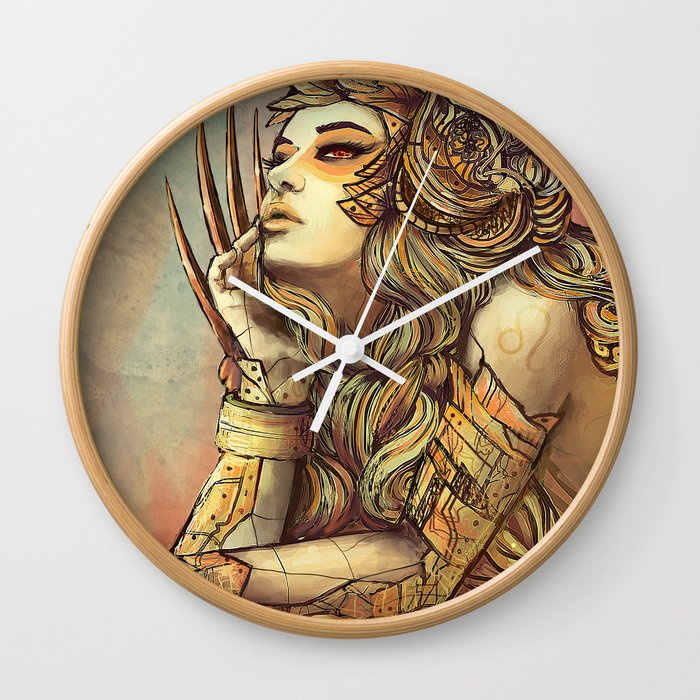Zodiac Sign: Leo Wall Clock