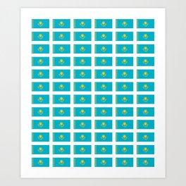 flag of Kazakhstan -Kazakhstan,Kazakh,Қазақстан,Казахстан,Kazakhstani,Astana. Art Print | Centralasia, Tenge, Shymkent, Graphicdesign, Kazajo, Astana, Kazakhstan, Aitys, Kazakh, Silkroad 