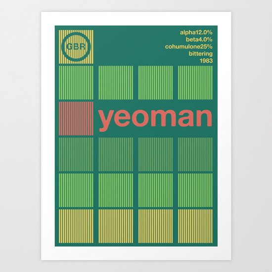 yeoman single hop Art Print