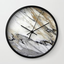 Calacatta Marble Wall Clock