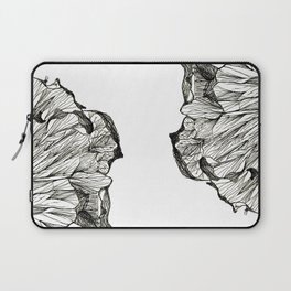 Abstract Linework - Twin Flowers Laptop Sleeve