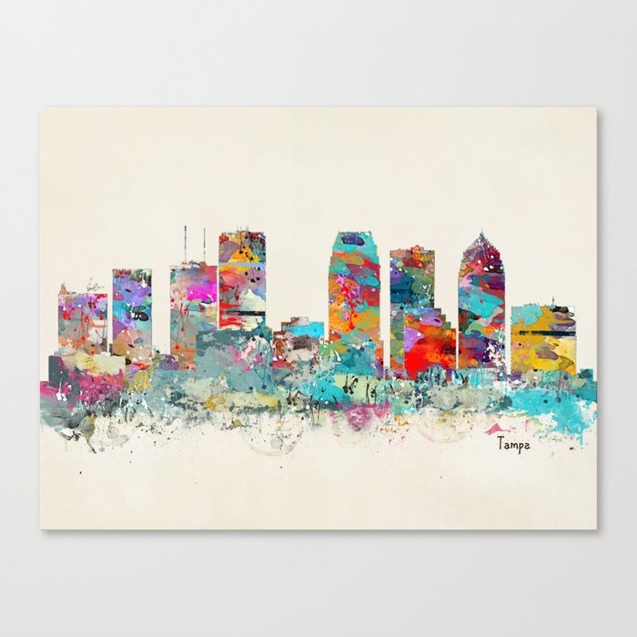 Tampa Florida skyline Canvas Print
