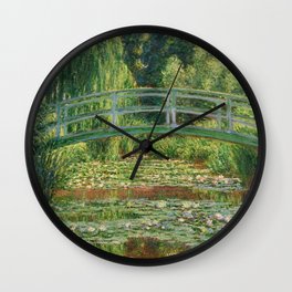 Claude Monet - Bridge over a Pond of Water Lilies Wall Clock