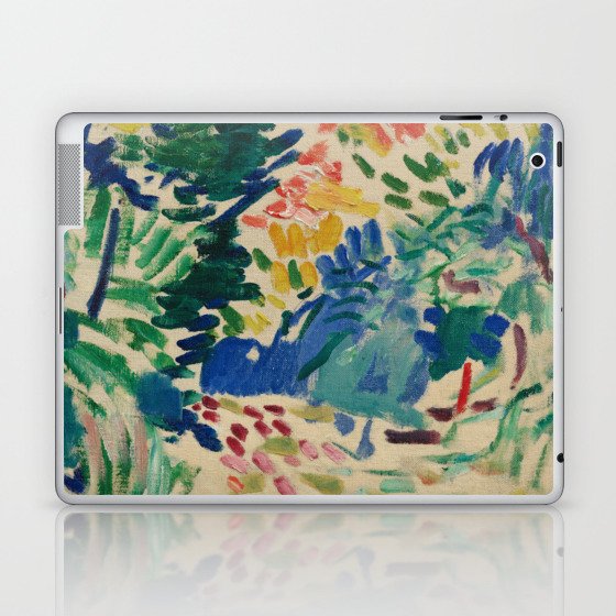 Landscape at Collioure - Henri Matisse - Exhibition Poster Laptop & iPad Skin