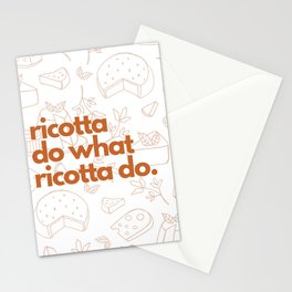 Ricotta Do What Ricotta Do Stationery Cards