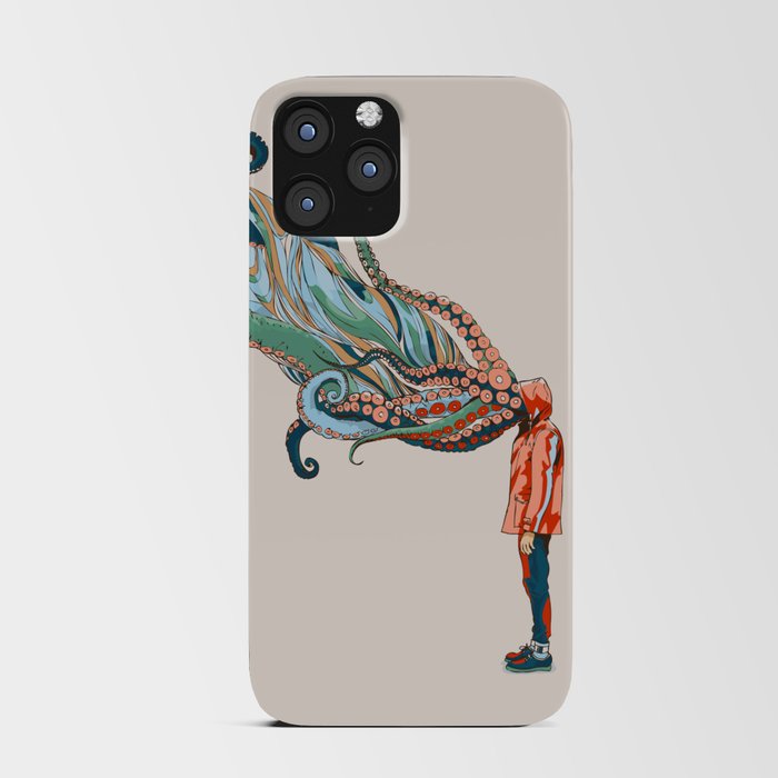 Octopus in me iPhone Card Case