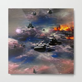 Space War Metal Print