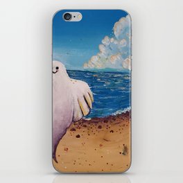 Beach Ghost (finally, i can go outside) iPhone Skin