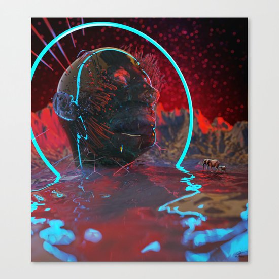 Devouring The Stars Canvas Print