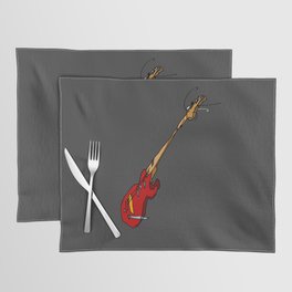 Abstract Guitar Placemat