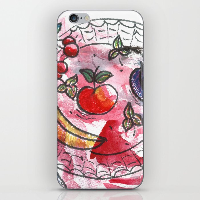Fruit on a platter iPhone Skin
