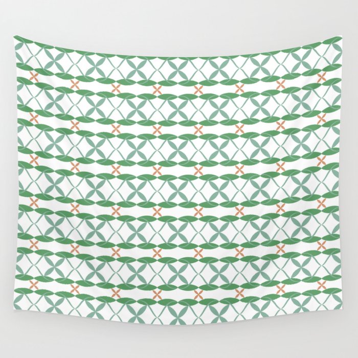 Leaf Pattern Wall Tapestry
