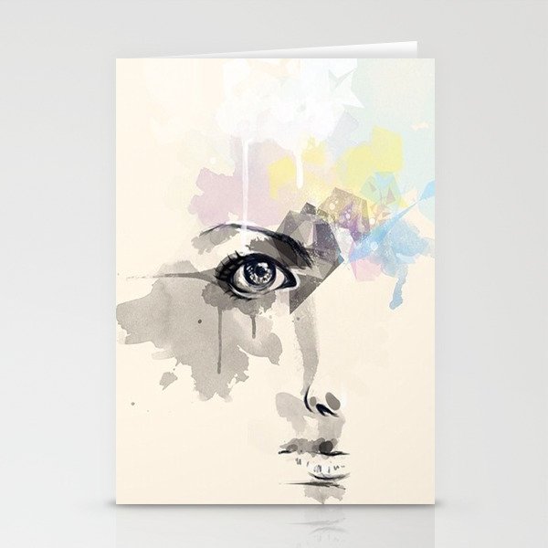 Beyond Her Tears  Stationery Cards
