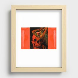 Scream (Red) Recessed Framed Print