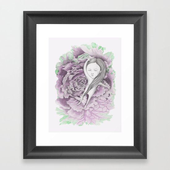 I am a vegetarian Framed Art Print