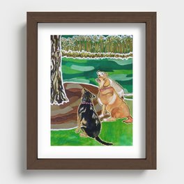 Squirrel-Powered I Recessed Framed Print
