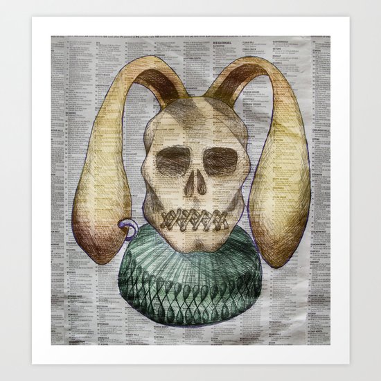aftermath of the tea party Art Print