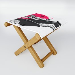 Samurai cat Folding Stool