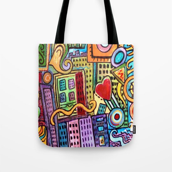 Pretty City Tote Bag