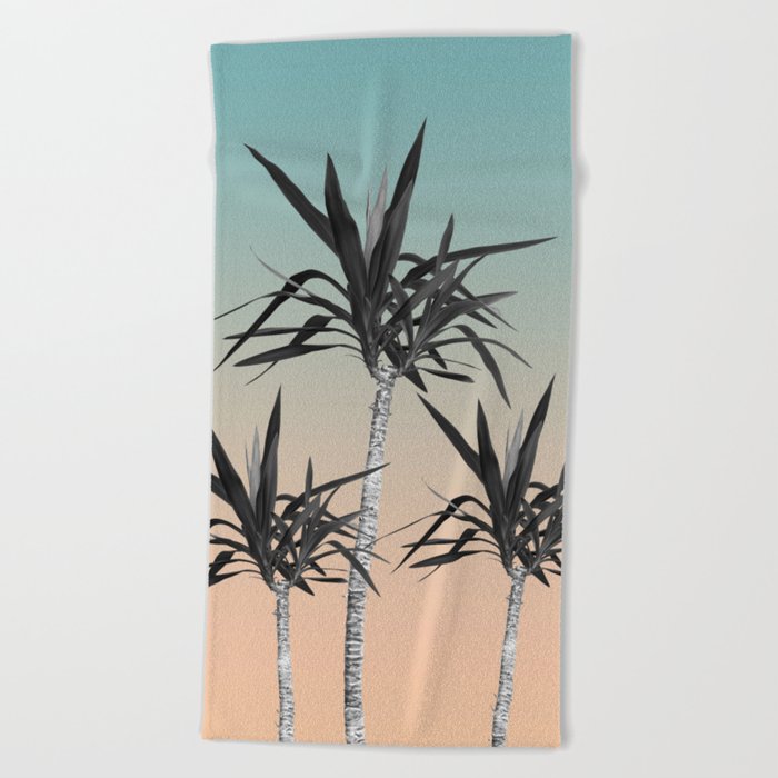 Palm Trees Cali Summer Vibes 7 Decor Art Society6 Beach Towel